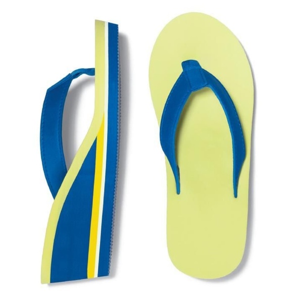 Avon Shoes - Tropical colorful Flip Flop Green Blue Medim